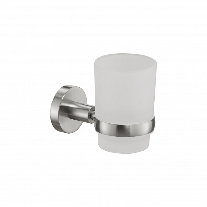 Стакан для ванной Benesque Lumiere 70010702 никель брашированный